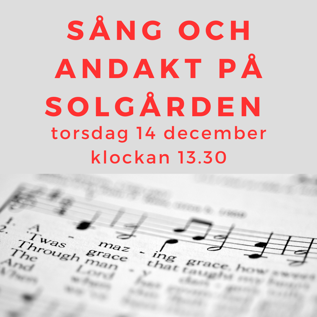 Solgården sång och andakt 231214